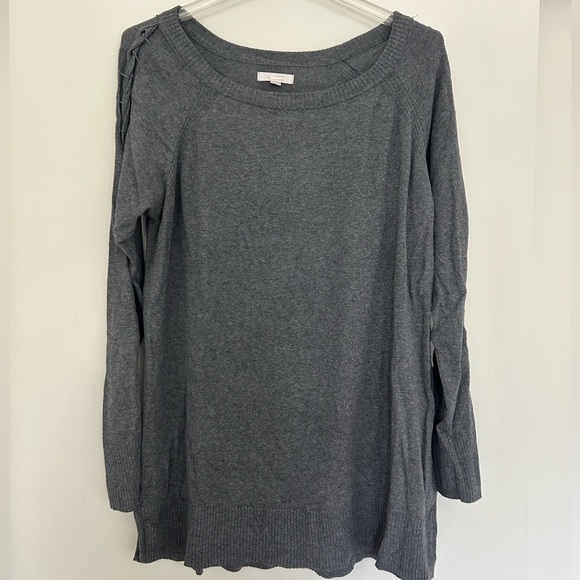 LC Lauren Conrad Sweaters - Lauren Conrad long sweater with twist detail down arms